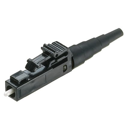 Panduit Corp - Panduit FLCSMBLY Field Polish LC Connector, Simplex, 50?m Multimode, 1.6mm Black Boot