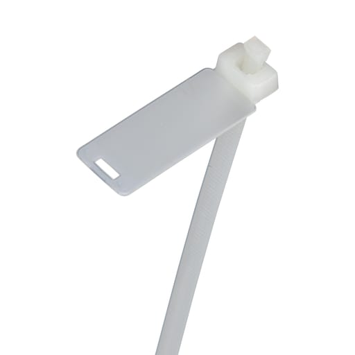 Panduit Corp - Panduit SSM2S-D Marker Tie, 2-Piece, 6.7"L (170mm), Standard, Nylon, Natural