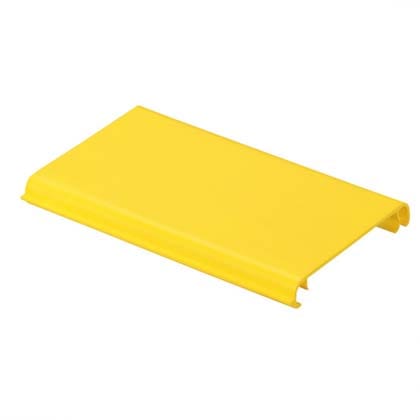 Panduit Corp - Panduit FRHC4YL6 Snap-on Hinged Cover For Channel FR4X4YL6, Yellow