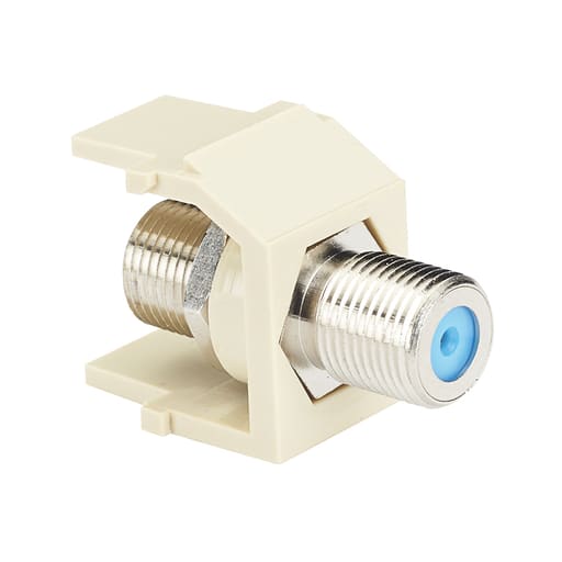 Panduit Corp - Panduit NKFIW F-Type Module, Off White