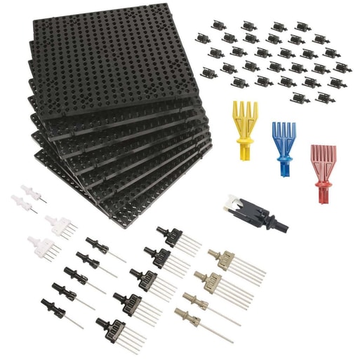 Panduit Corp - Panduit QB-KIT2 Harness Board Starter Kit, 145 assorted pieces