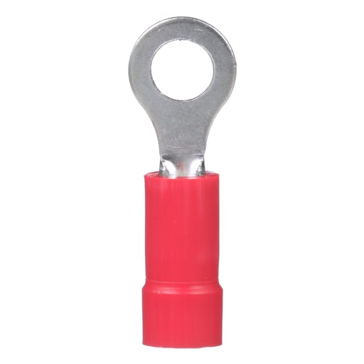 Panduit Corp - Panduit PV18-8R-CY Vinyl Insulated Ring Terminal - #22-18, #8bolt