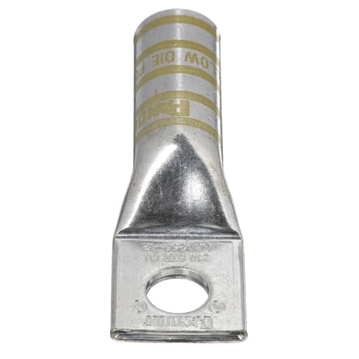 Panduit Corp - Panduit LCB250-12-X 1-Hole 250 MCM Cable 1/2 Inch Stud Hole Copper Compression Lug