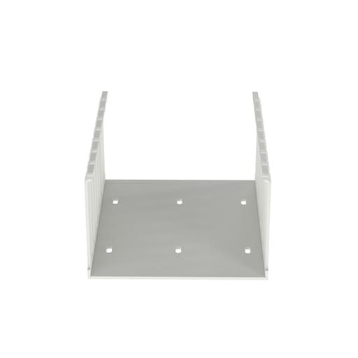 Panduit Corp - Panduit G6X4WH6 Wide Slotted Wiring Duct, PVC, 6" x 4" x 6ft, White