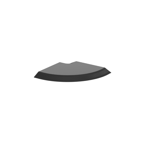 Panduit Corp - Panduit AFR4RABL Above Floor Raceway Right Angle Fitting, Black