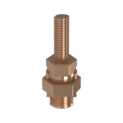 Panduit Corp - Panduit SP2-2L-C Ground Connector-Service Post, Male Stud, Two-Conductors, 2L