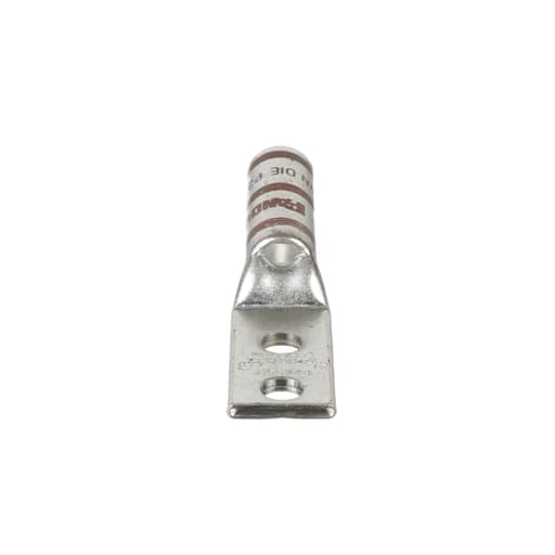 Panduit Corp - Panduit LCCX2-14A-E Pan-Lug™ Copper 2 Hole Straight Tongue Compression Lug