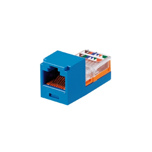 Panduit Corp - Panduit CJ588BUY 8-Position 8-Wire Blue Category 5E Unshielded Twisted Pair Jack Module