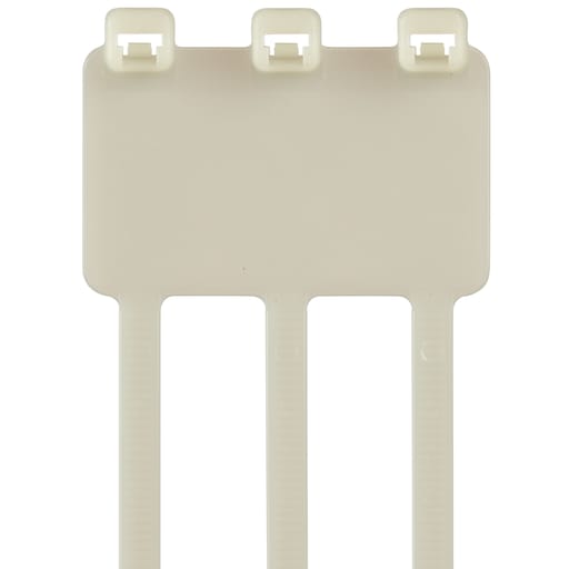 Panduit Corp - Panduit PL3M2S-L Marker Tie, Wrap, 7.4"L (188mm), Standard, Nylon, Natural