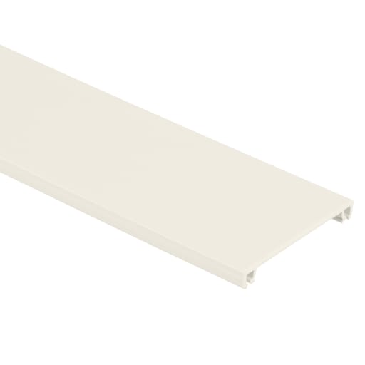 Panduit Corp - Panduit T70CWH10 Surface Raceway, T-70 Power Rated Cover, 10 ft, White