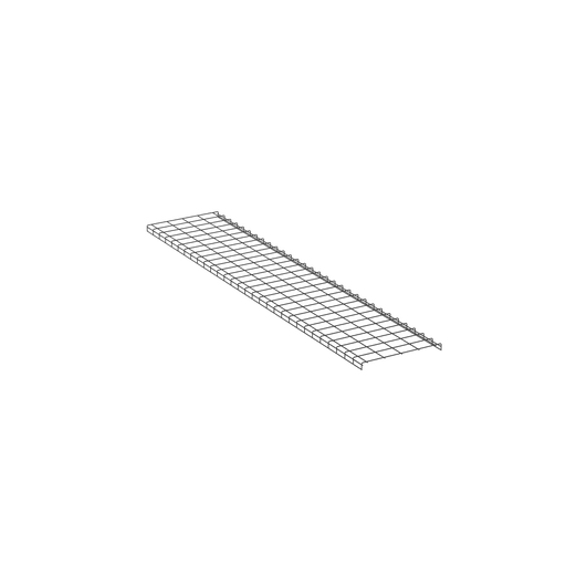 Panduit Corp - Panduit WG24BL10 Wyr-Grid Pathway, 24" W x 10' L, Black Powder Coated