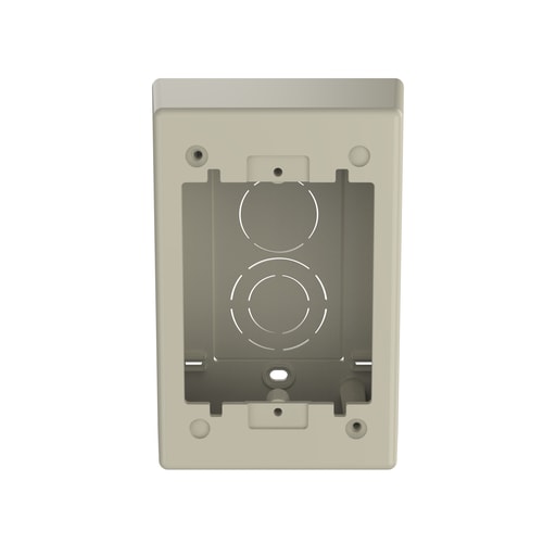 Panduit Corp - Panduit JBP1EI Surface Raceway, Power Rated Junction Box, S/G 2-pc, Elec Ivory