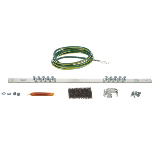 Panduit Corp - Panduit RGRKCBNJY Busbar and Jumper Kit, 6AWG, Green/Yellow, PK1