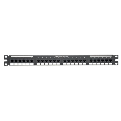 Panduit Corp - Panduit DP245E88TGY 24-Port 8-Position 8-Wire Category 5E Flat Punchdown Patch Panel