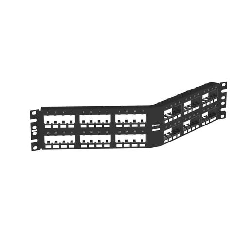 Panduit Corp - Panduit CPPA48FMWBLY Mini-Com® Ang Flus
