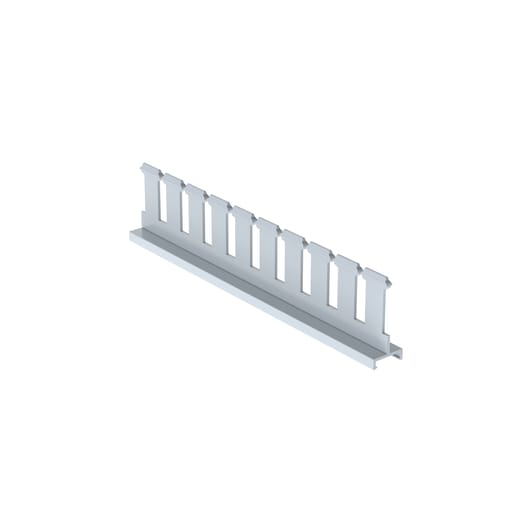 Panduit Corp - Panduit SD2H6 Slotted Duct Divider Wall, PVC, 2"H X 6'