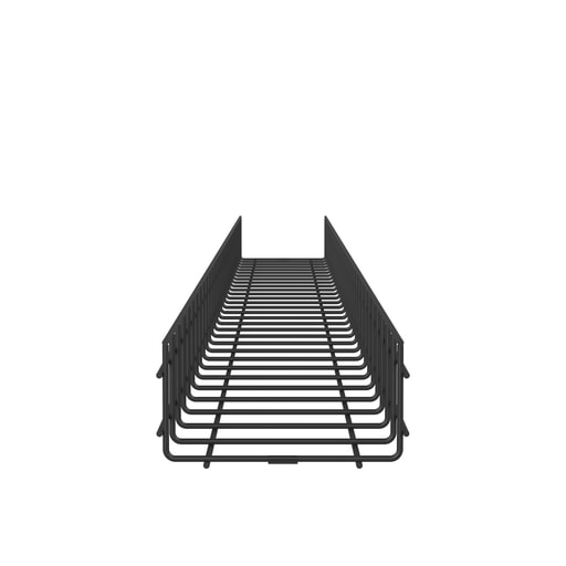 Panduit Corp - Panduit PWB4X18BL Wire Basket 4" H x 18" W, Black Powdered Coated