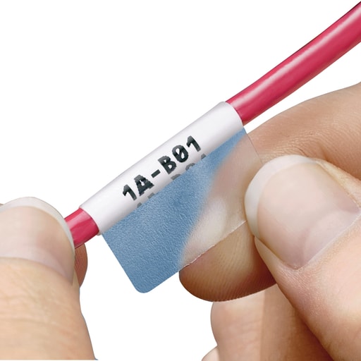 Panduit Corp - Panduit S100X225YAJ Self-Laminated, Polyester, White, 1000 Lbls, L/IJ, 2.25"x1", 0.75" PO H
