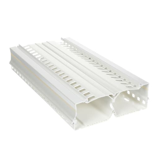 Panduit Corp - Panduit DRD22WH6 2" Height PanelMax DIN Wiring Duct (base, cover, rail fasteners)
