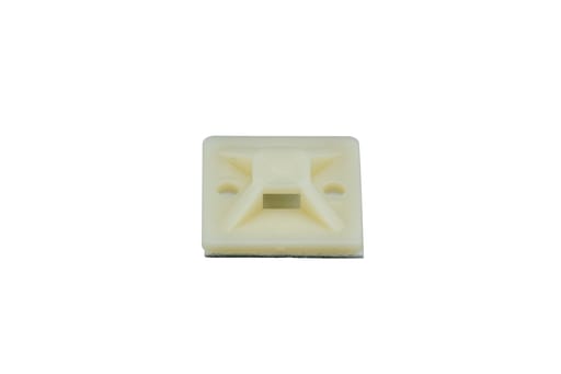 Panduit Corp - Panduit SMP16A-3X Cable Tie Mount, Natural, PA 6.6, Rubber Adhesive, 1"x1", PK30