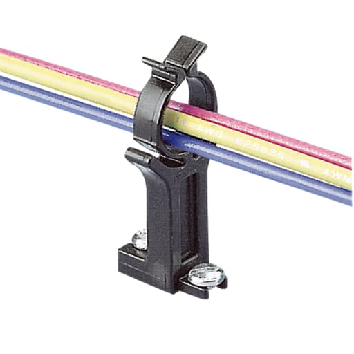 Panduit Corp - Panduit BR2-1.3-X Bundle Retainer, 2" (50.8mm) Bundle, 1.3" (33.0mm) Post, BL