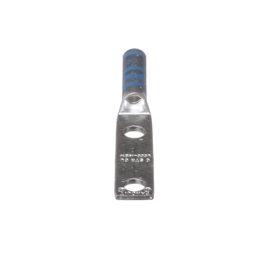 Panduit Corp - Panduit LCC6-14EW-L Pan-Lug™ Copper 2 Hole Straight Tongue Compression Lug