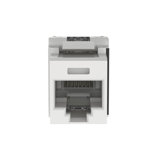 Panduit Corp - Panduit NK6X88MWH UTP RJ45 Cat 6A Keystone Punchdown Jack Module, White