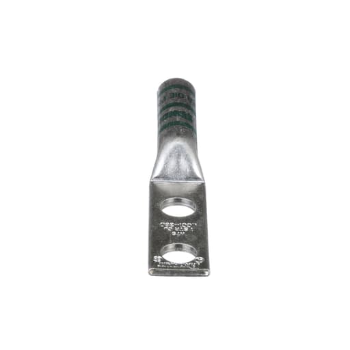 Panduit Corp - Panduit LCC1-38D-E Pan-Lug™ Copper 2 Hole Straight Tongue Compression Lug