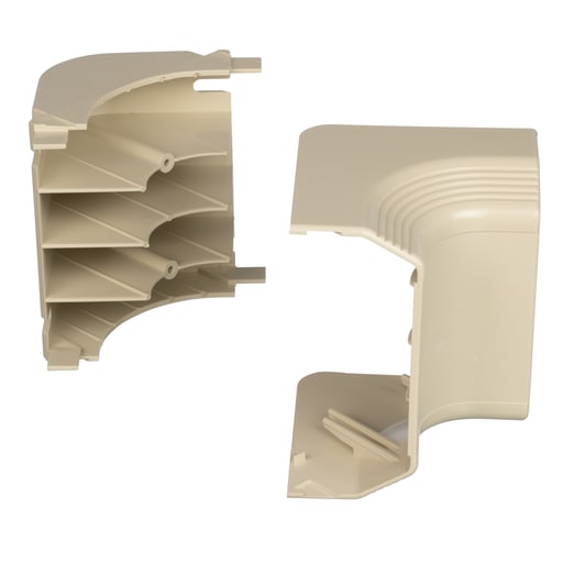 Panduit Corp - Panduit T70ICEI Surface Raceway, T-70 Inside Corner, Electric Ivory