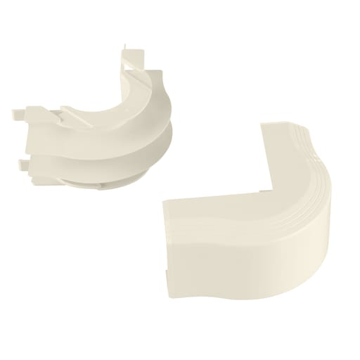 Panduit Corp - Panduit T45OCIW Surface Raceway, T-45 Outside Corner, Off-White