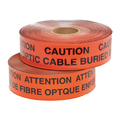 Panduit Corp - Panduit HTDU3R-E Underground Detectable Tape, Electric Line, 3" x 1000', Red