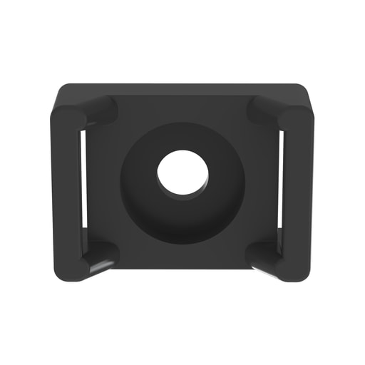 Panduit Corp - Panduit TM3S8-M100 Cable Tie Mount, .62" (15.8mm)W, #8 Screw (M4), Weather Resistant Poly