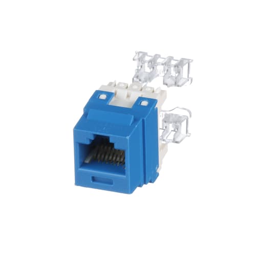 Panduit Corp - Panduit NK688MBU 8-Position 8-Wire Category 6 Blue Keystone Punchdown Jack Module