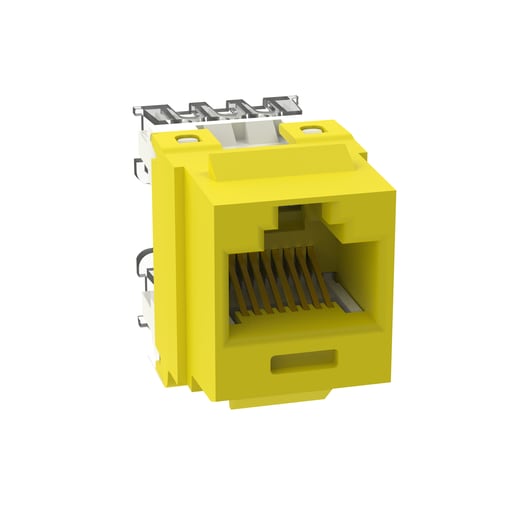 Panduit Corp - Panduit NK688MYL Cat 6 Punchdown Jack, Yellow