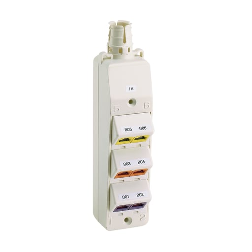 Panduit Corp - PAN CM6PIW Mini-Com®, Sloped, MuTOA