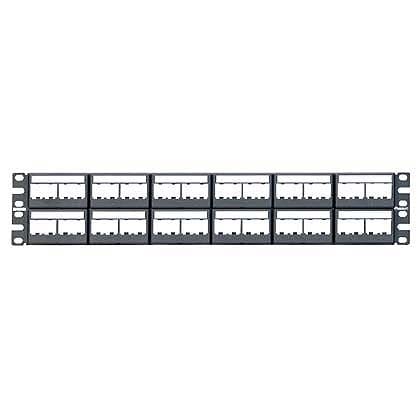 Panduit Corp - Panduit CPPL48WBLY 48-Port Modular Snap-In Face Plate Patch Panel