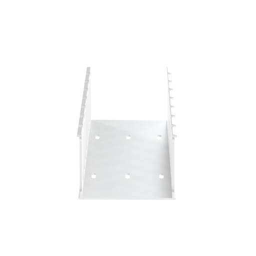 Panduit Corp - Panduit NE4X3WH6 Wide Slot Duct, White, Hal-Free PPO, 3.06"x4.14", PK6