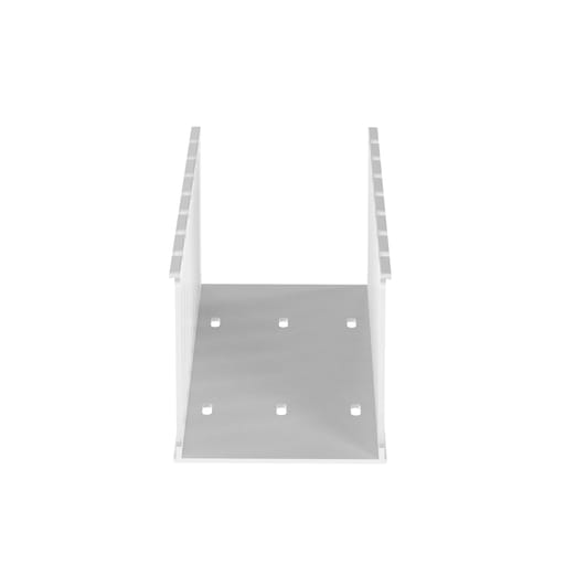 Panduit Corp - Panduit NE4X4WH6 Slotted Duct, Halogen Free,4"X4"X6',White