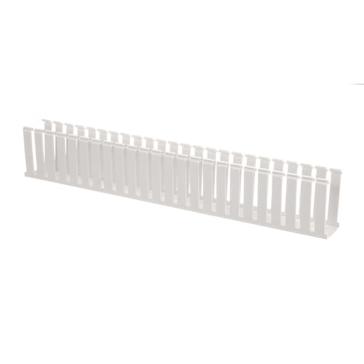 Panduit Corp - Panduit G2X4WH6 Wide Slotted Wiring Duct, PVC, 2" x 4" x 6ft, White