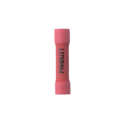 Panduit Corp - Panduit BSV18X-LY 22-18 AWG Vinyl Insulated Butt Splice
