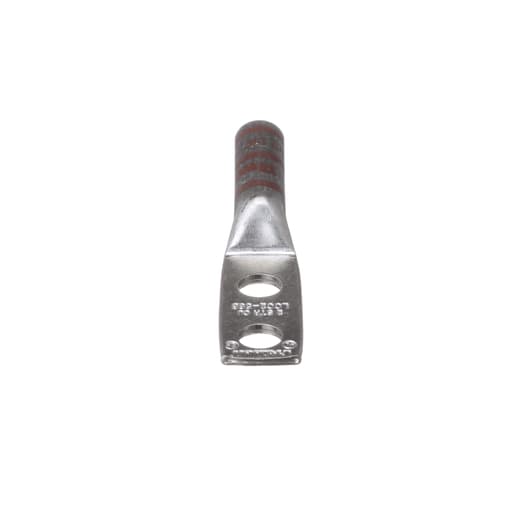 Panduit Corp - Panduit LCC2-56B-Q 2 AWG Copper Long Barrel 2-Hole Compression Lug