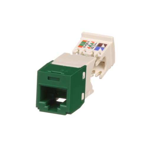 Panduit Corp - Panduit CJ688TGGR CAT 6 UTP 8-Position 8-Wire Mini-Com Module