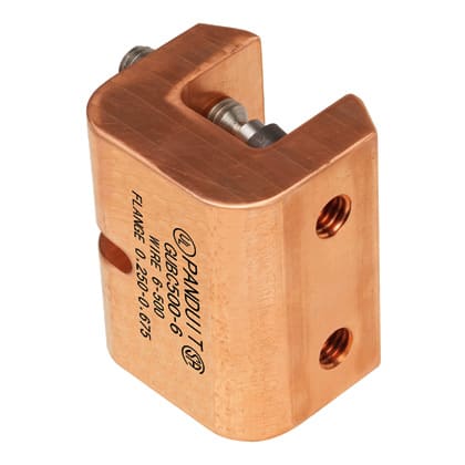 Panduit Corp - Panduit GUBC500-6 Beam Grd Clamp, Copper, PK1