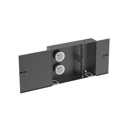 Panduit Corp - Panduit FWME4 Wall Mount Enclosure with 4 Fap Openings