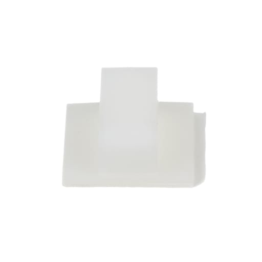 Panduit Corp - Panduit BEC38-A-L BEC38-A-L Wire Clip, Natural, PA 6.6, Rubber Adh., 1.46x1.24x0.52", PK50
