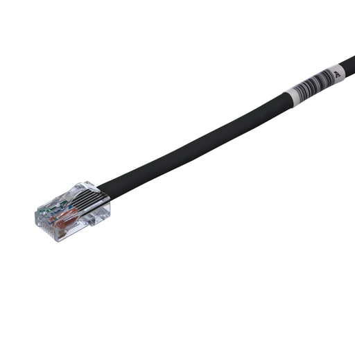 Panduit Corp - Panduit UTPCH7BLY Cat 5e 24 AWG UTP Copper Patch Cord, 7 ft, Black