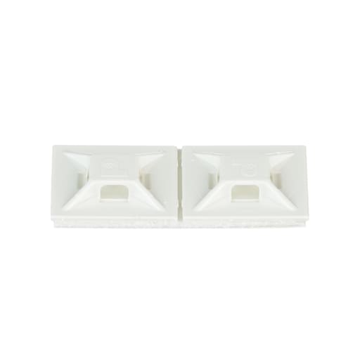 Panduit Corp - Panduit ABMM-A-C Cable Tie Mount, Adh., .75"x.75" (19.1mm x 19.1mm), WH