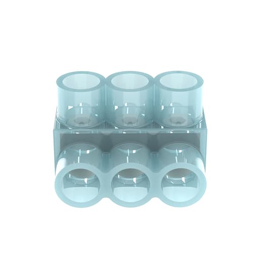 Panduit Corp - Panduit PCSB250-3-6Y Multi-Tap Mech Con, Double Sided, Tin Plt Al, PK6