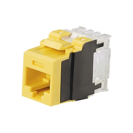 Panduit Corp - Panduit NK6X88MYL NetKey Cat 6A Punchdown Jack, Yellow