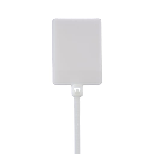 Panduit Corp - Panduit PLF1MA-C Marker Tie, Flag, 5.1"L (130mm), Miniature, Nylon, Natural